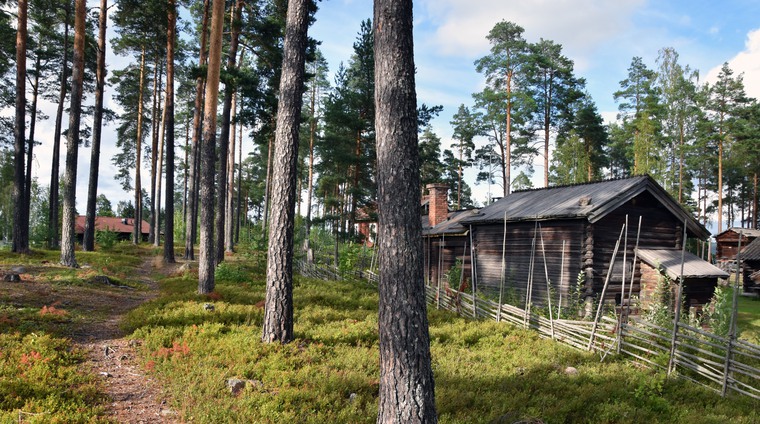Åhls minnesgård vid Vattberget i Insjön
